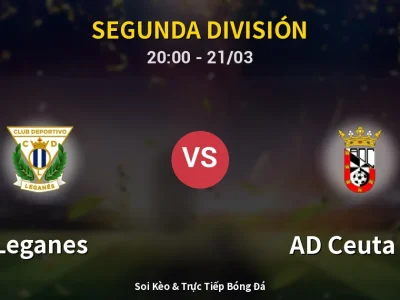 🔴 Trực Tiếp: Leganes 1-1 AD Ceuta FC – Link Xem Segunda División (Full HD)