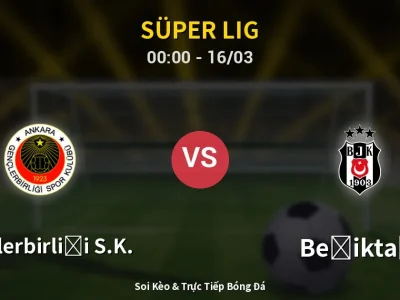 Kết Quả: Gençlerbirliği S.K. 0-2 Beşiktaş – Highlight & Bàn Thắng | Süper Lig