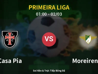 Kết Quả: Casa Pia 1-1 Moreirense – Highlight & Bàn Thắng | Primeira Liga