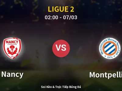 Kết Quả: Nancy 0-3 Montpellier – Highlight & Bàn Thắng | Ligue 2
