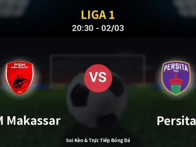 Kết Quả: PSM Makassar 2-4 Persita – Highlight & Bàn Thắng | Liga 1