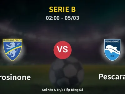 Kết Quả: Frosinone 2-2 Pescara – Highlight & Bàn Thắng | Serie B
