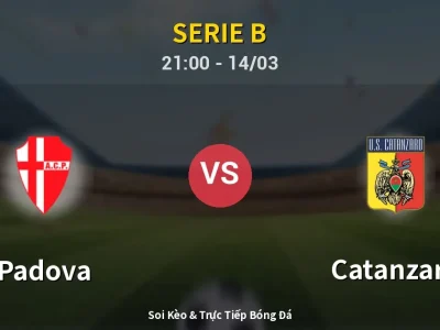 🔴 Trực Tiếp: Padova 0-2 Catanzaro – Link Xem Serie B (Full HD)