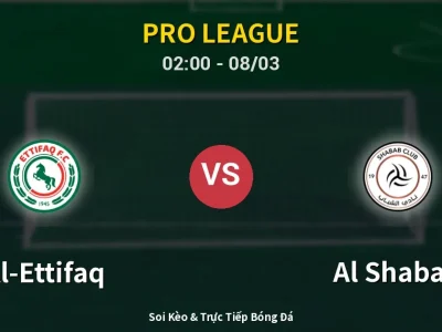 Kết Quả: Al-Ettifaq 1-1 Al Shabab – Highlight & Bàn Thắng | Pro League