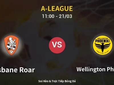 Soi Kèo Brisbane Roar vs Wellington Phoenix – 11:00 21/03 | Nhận Định, Dự Đoán Tỷ Số