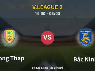 Kết Quả: Dong Thap 0-1 Bắc Ninh – Highlight & Bàn Thắng | V.League 2