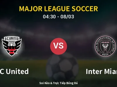 Kết Quả: DC United 1-2 Inter Miami – Highlight & Bàn Thắng | Major League Soccer