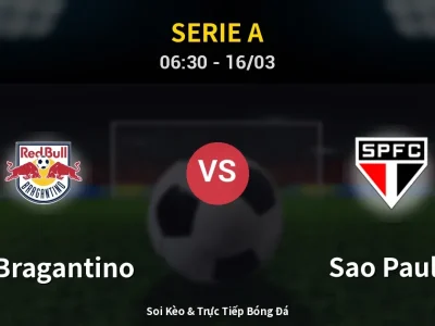 Kết Quả: RB Bragantino 1-2 Sao Paulo – Highlight & Bàn Thắng | Serie A