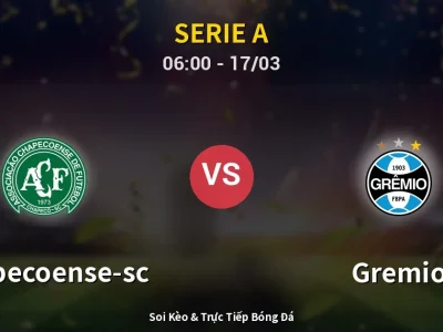 Kết Quả: Chapecoense-sc 1-1 Gremio – Highlight & Bàn Thắng | Serie A