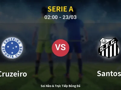 🔴 Trực Tiếp: Cruzeiro 0-0 Santos – Link Xem Serie A (Full HD)