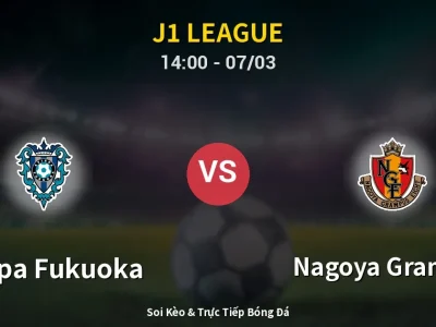 Kết Quả: Avispa Fukuoka 1-5 Nagoya Grampus – Highlight & Bàn Thắng | J1 League