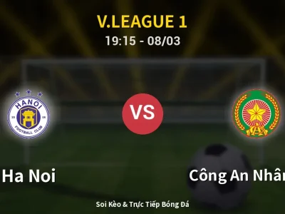 🔴 Trực Tiếp: Ha Noi 2-0 Công An Nhân Dân – Link Xem V.League 1 (Full HD)