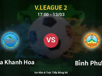 Kết Quả: Sanna Khanh Hoa 0-2 Bình Phước – Highlight & Bàn Thắng | V.League 2