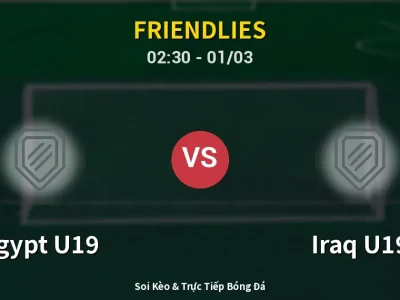 Kết Quả: Egypt U19 1-0 Iraq U19 – Highlight & Bàn Thắng | Friendlies