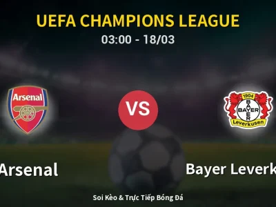 Kết Quả: Arsenal 2-0 Bayer Leverkusen – Highlight & Bàn Thắng | UEFA Champions League