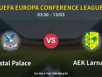 Kết Quả: Crystal Palace 0-0 AEK Larnaca – Highlight & Bàn Thắng | UEFA Europa Conference League
