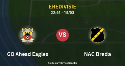 GO Ahead Eagles vs NAC Breda 15/03