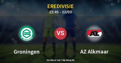 Groningen vs AZ Alkmaar 22/03