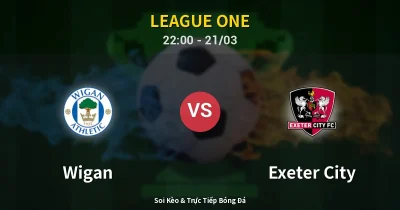 Wigan vs Exeter City 21/03