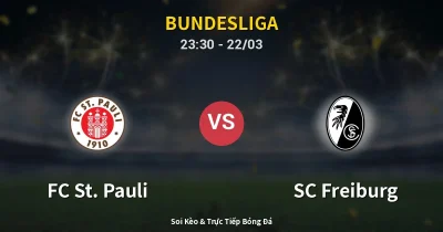FC St. Pauli vs SC Freiburg 22/03