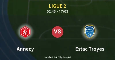 Annecy vs Estac Troyes 17/03