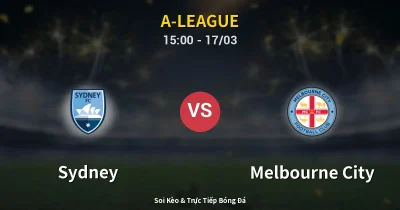 Sydney vs Melbourne City 17/03