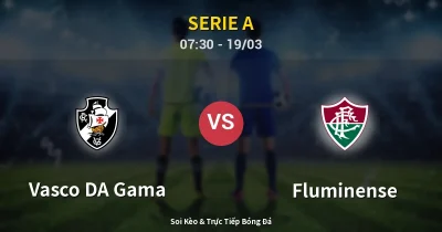 Vasco DA Gama vs Fluminense 19/03