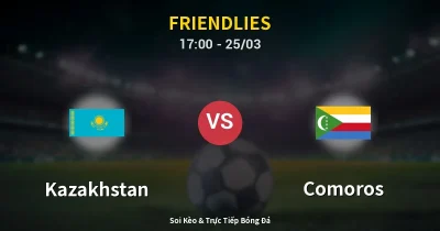 Kazakhstan vs Comoros 25/03